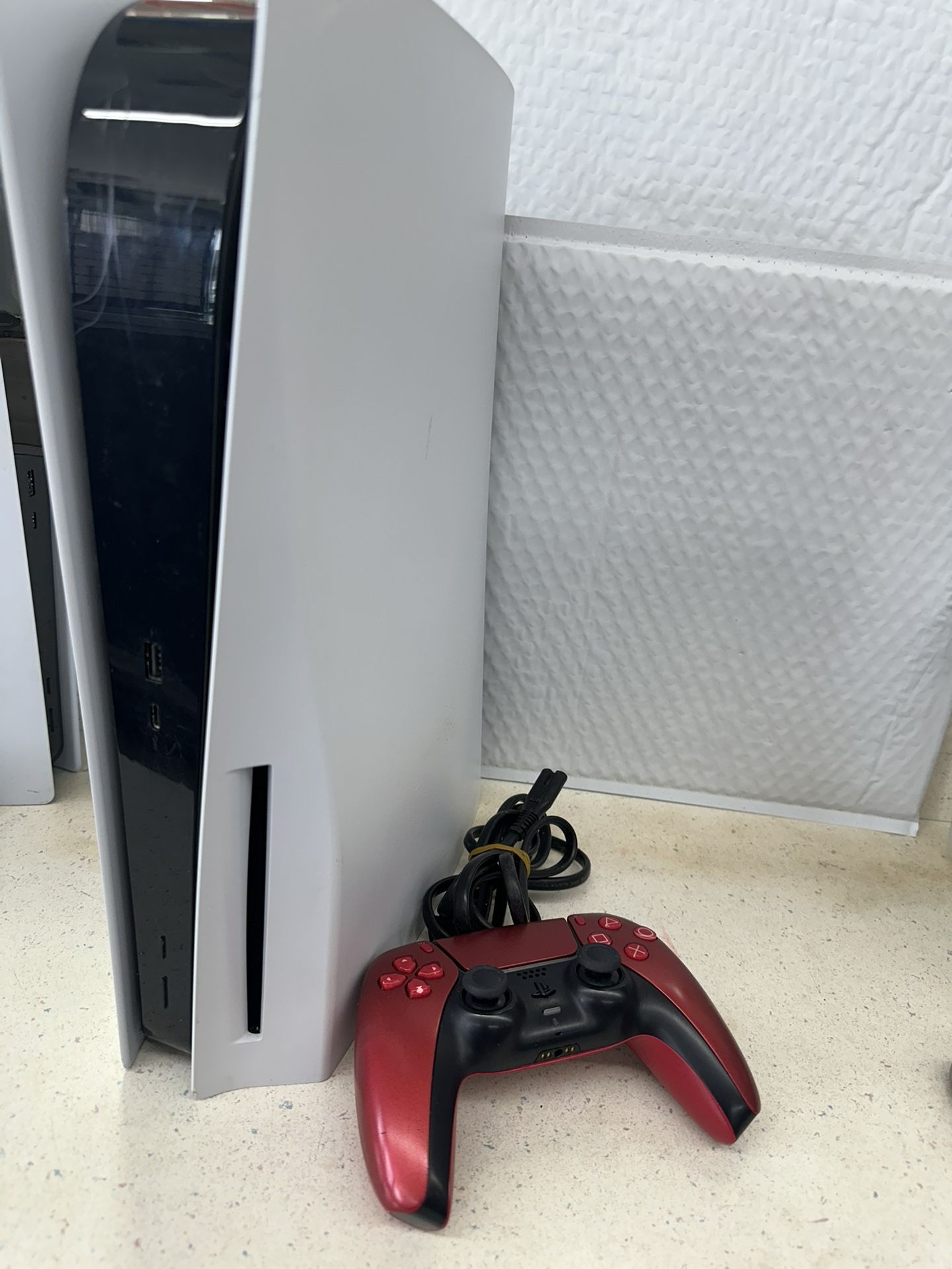 Sony PlayStation 5 Disc Edition PS5  White CFI-1115A/ Controller