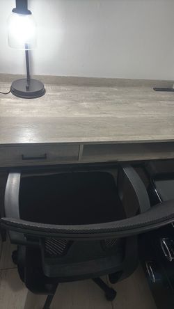 Office desk and chair