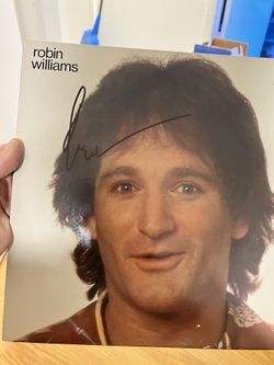 Robin Williams Signed Record