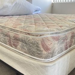 Full Mattress,  Box  Spring and Bed Frame 