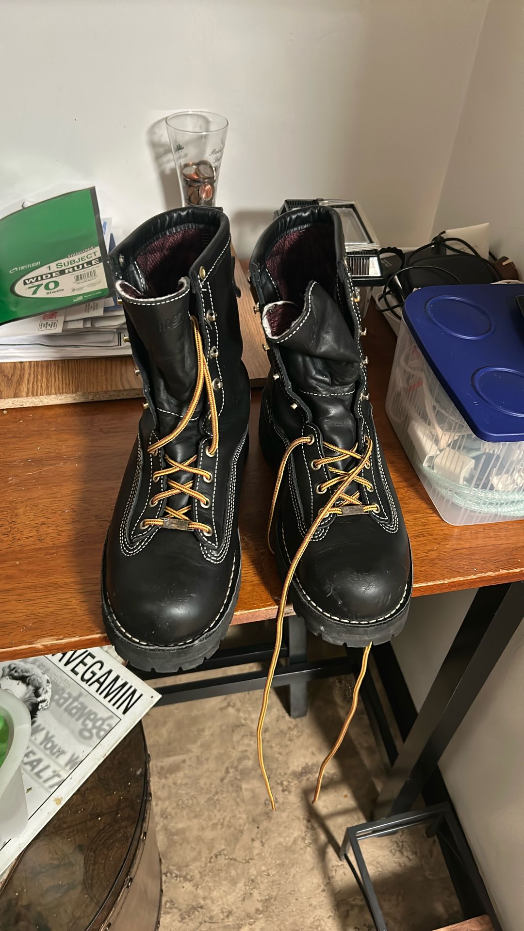 Black Danner Boots Size 10