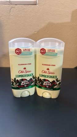 Old Spice Lumbersnack Deodorant Scent Of Fresh Pine 2X9