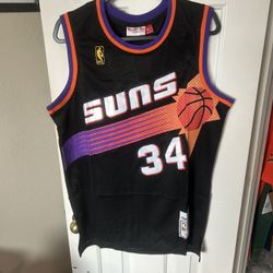 Charles Barkley Phoenix Suns black NBA jersey Mitchell and ness size L