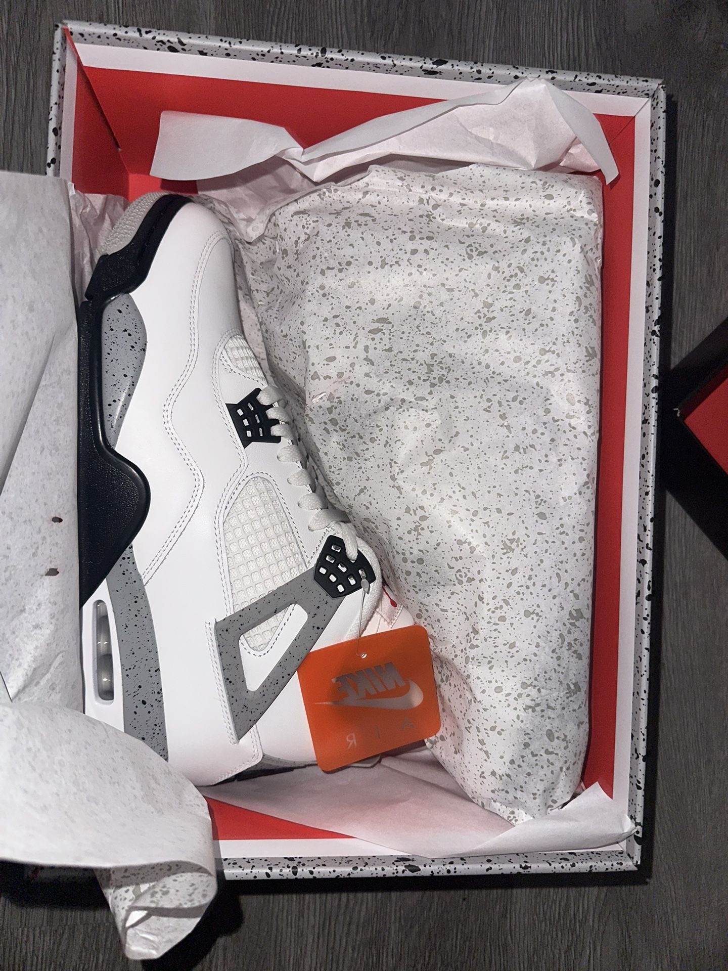 Air jordan 4 White cement Sizes 12, 13