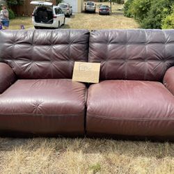 Free Leather Couch