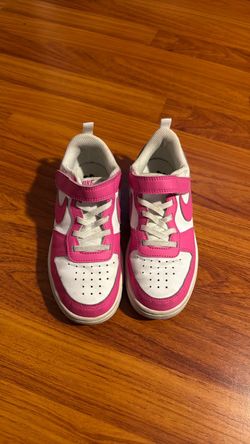 Girls Pink Nikes - Size 13