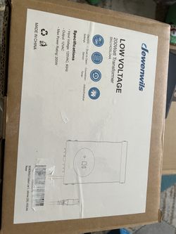 DEWENWILS 200W Outdoor Low Voltage Transformer with Timer and Photocell Sensor, 120V AC to 12V AC, Weatherproof, for Halogen & LED Landscape Lighting,