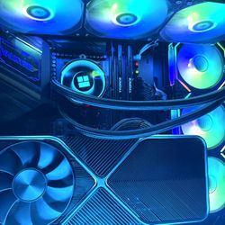 High-End Liquid-Cooled Gaming & Workstation PC — Ryzen 9 7900X / RTX 3090 / 32GB DDR5 / 2TB SSD / 2TB HDD