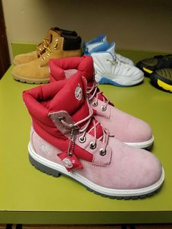 Girls timberlands boots size 3y