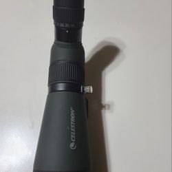 Celestron LandScout - Alcance de detección en ángulo de 2.362 in - Óptica totalmente recubierta - Ocular de zoom 12-36x - blindado de goma - Trípode 