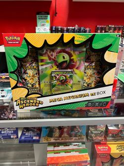 Pokemon Mega Evolution Ascended Heros Mega Meganium Ex Box Factory Sealed