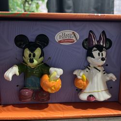 Halloween Mickey & Minnie Salt & Pepper