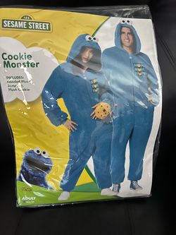 Sesame Street Cookie Monster Adult Costume LG/XL