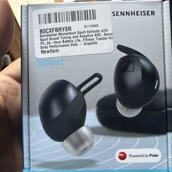 Sennheiser Momentum Sport Earbuds w/ Sport Sound Tuning - Black *NEW SEALED*