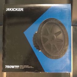 Kicker CVX 12 Inch Subwoofer 750 Watts RMS 1500 Watts Power Handling 