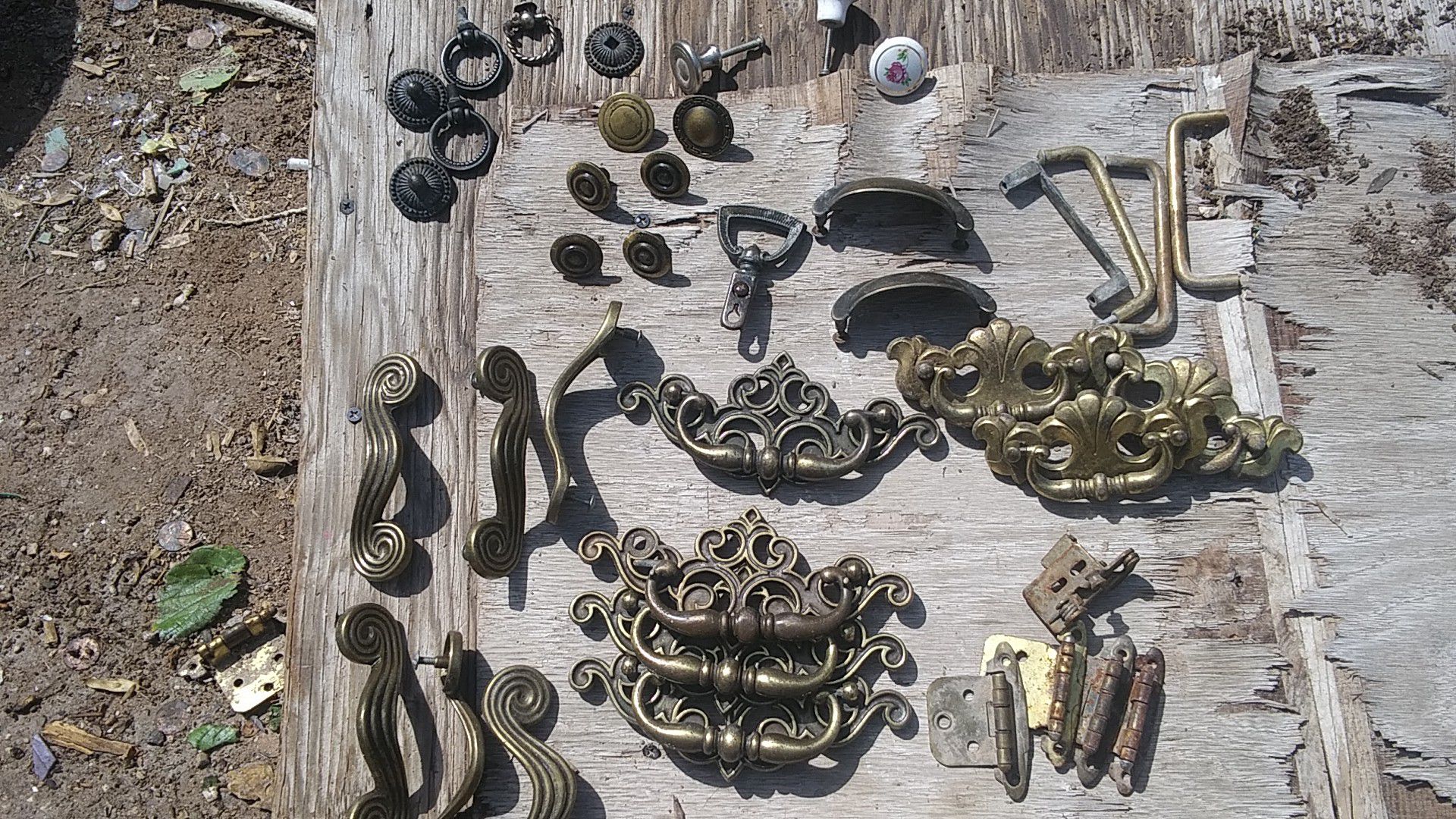 Brass antique furniture handles