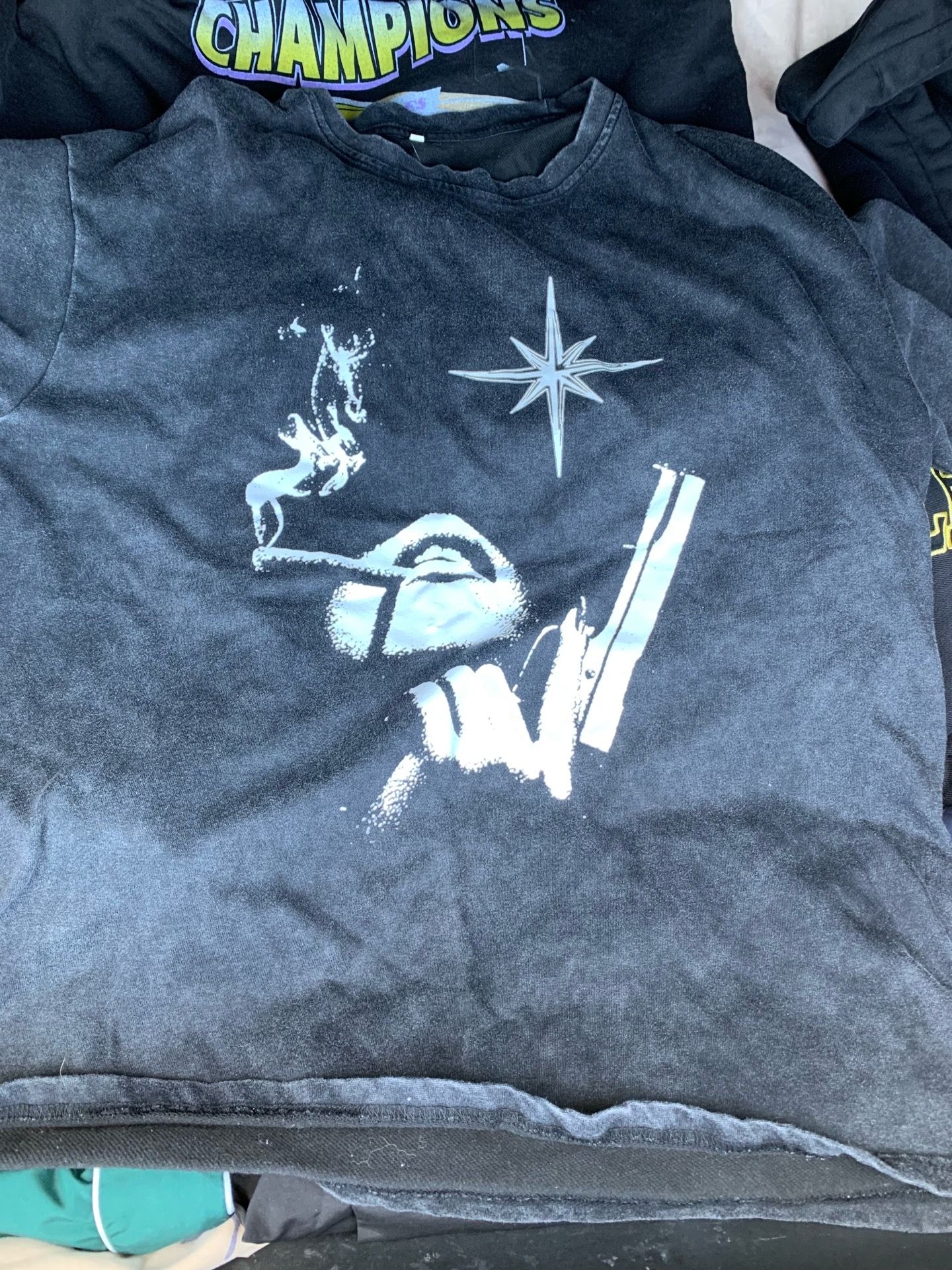Like new –Oversized Vintage Streetwear Star Graphic