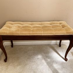33"L x 19"H x 14"W Beautiful Vintage Accent Bench for Entryway with Storage 