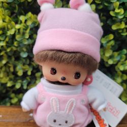 Pink Rabbit Bebichhichi Plush Figurine