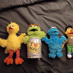 Sesame Street Plush Stuffed Toys Lot
