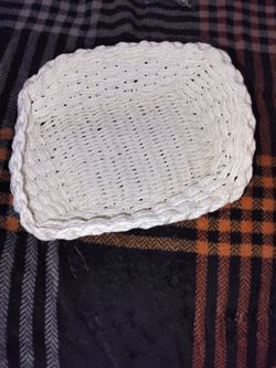 White Woven Basket