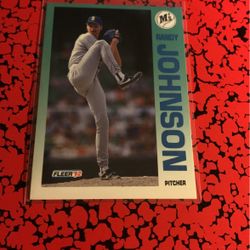 4 Baseball cards Randy Johnson