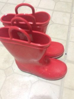 girls rain boot size 10