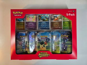 Pokemon Ascended Heros Mini Tins 5-Pack