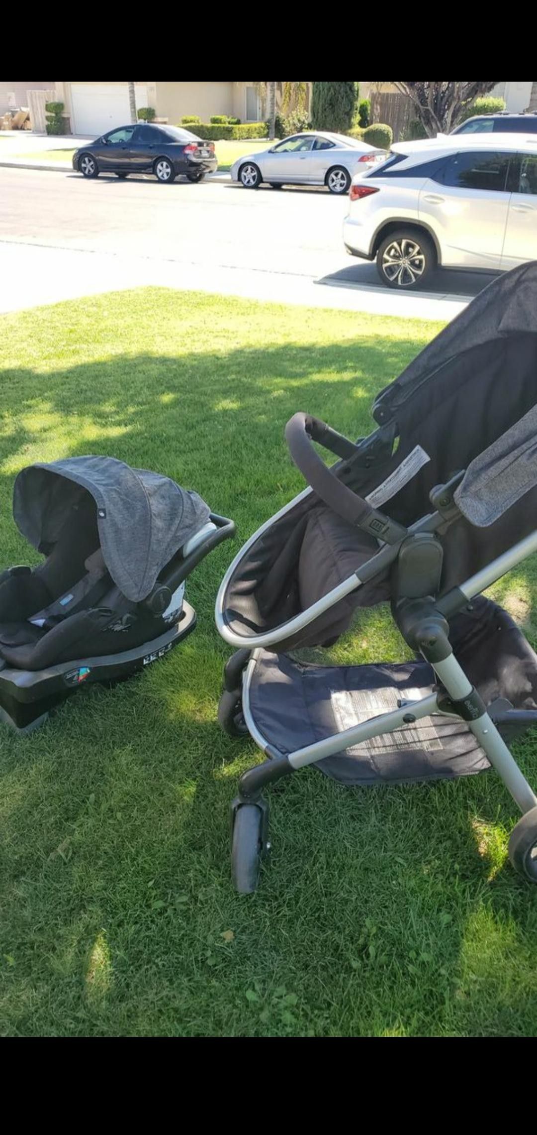 Stroller with car seat And Base