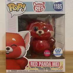 Funko Pop! Disney Pixar Red Panda Mei (FLOCKED)