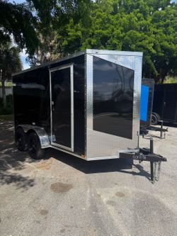 Hook & Line 6 x 12 Enclosed Trailer 7k