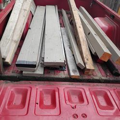 7pc 2x10  6.5ft, 4x4s and 2x4 and other wood painted exterior paint