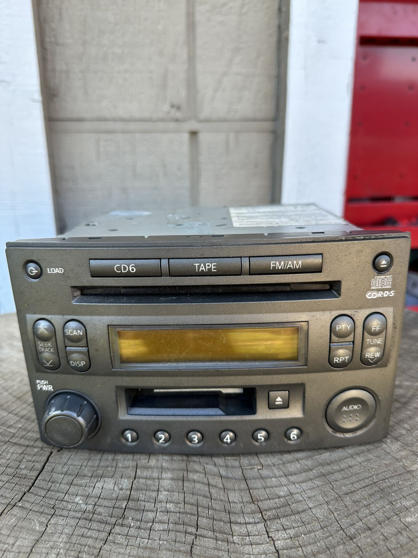 Nissan OEM Radio PP-2514L BOSE CD Cassette Player Untested