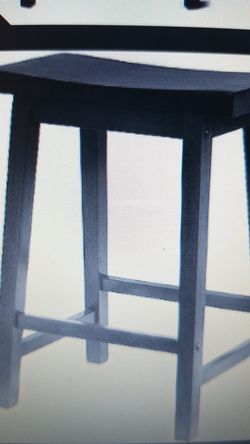 Saddle seat stool 24"black( new in box )