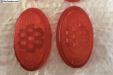vw early beetle NOS Hella K1564 tail light lenses