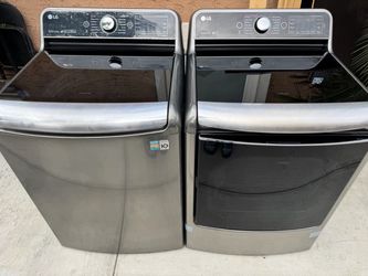 LG large capacity washer and dryer
