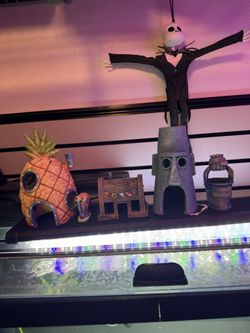 Aquarium Decor SpongeBob Set