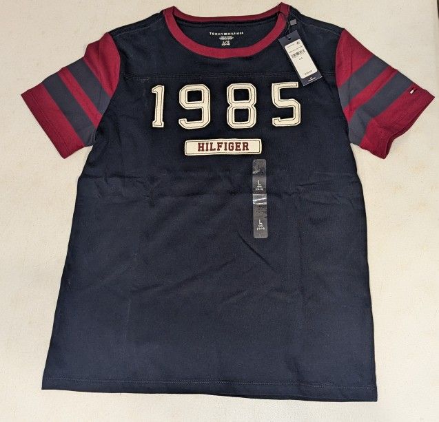 New Kid's Large Tommy Short Sleeve Shirt