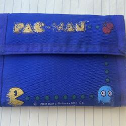 Vintage Pac-Man Velcro Wallet - Circa 1980