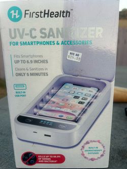 Sanitizer for smartphones