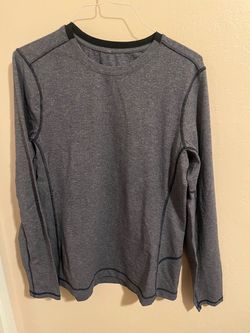 LULULEMON Gray Long Sleeve Athletic Shirt