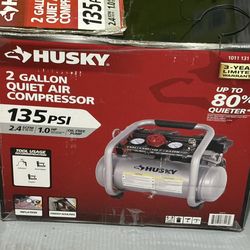 Husky 2 gallon quiet compressor
