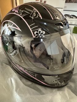 Full face motorcycle helmet size L