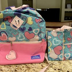 New Backpack With Small Lunch bag & Pencil Pouch!!