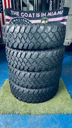 🇺🇸 4 USED TIRES LT255/75R17 FIRESTONE DESTINATION MT2 MUD TERRAIN USED TIRES 255 75 17