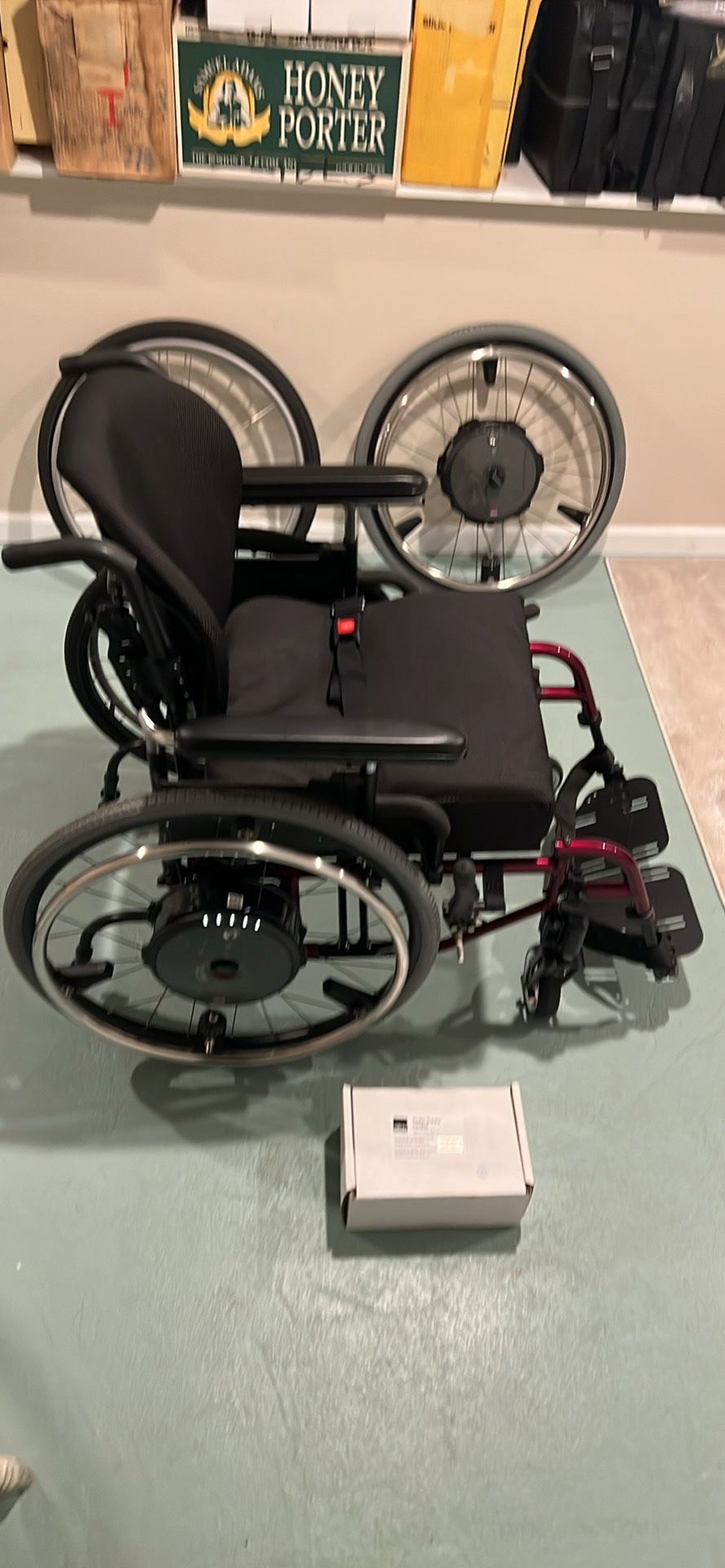 Quickie 2 Wheelchair AND Alber E-Motion M25 Power Assist Wheels