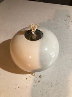 Oil lamp.