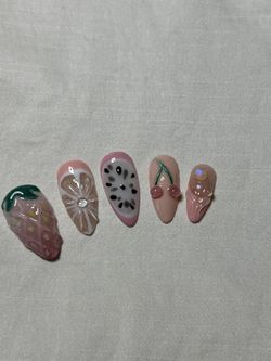Fruit Press On Nails
