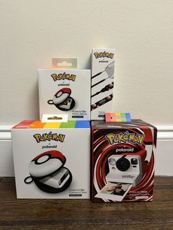 Pokémon Polaroid Now Gen 3 Poké Ball Special Design + CASE + ALBUM + STRAP