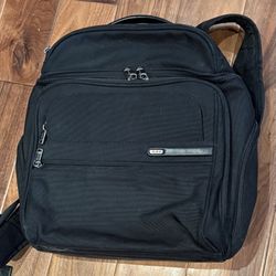 Tumi Black Alpha Backpack Ballistic Nylon Laptop Carryall bag